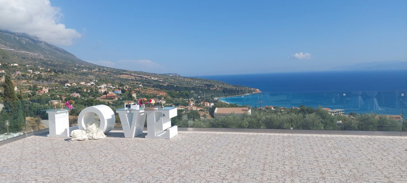 Wedding equipment to hire in Kefalonia